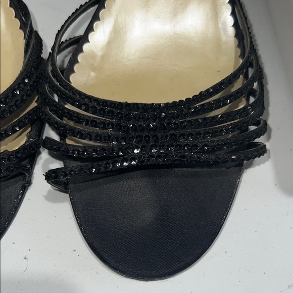 Caparros Black Strappy Heels - Picture 6 of 7